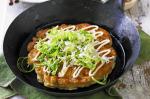 American Wombok and Pork Okonomiyaki Recipe Appetizer