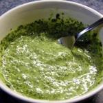 American Mint and Cilantro Chutney Appetizer