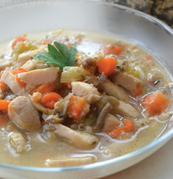 Canadian Chicken Soup with Wild Rice and Mushroom Soup