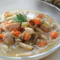 Canadian Chicken Soup with Wild Rice and Mushroom Soup