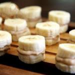 American Bocaditos Banana and Peanut Butter Appetizer