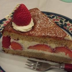 American Strawberry Without Gluten Dessert