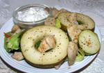 American Chicken Pear and Blue Cheese Salad Dinner