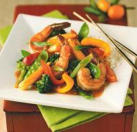 Canadian Shrimp and Vegetable Stir-fry Dinner