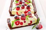 American Chocolate And Raspberry Cheesecake Recipe Dessert