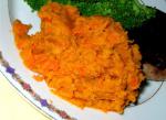 American Mashed Carrot  Sweet Potato Dessert
