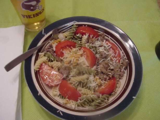 American Roast Beef Pasta Skillet Dinner