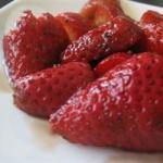 American Strawberries with Balsamic Vinegar Recipe Dessert