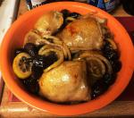 American Roast Chicken with Lemon and Figs Dinner