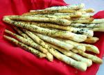 British Garlic Seasoned Salt Sesame Poppy or Cheese Breadsticks Dinner