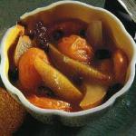 British Apricot Compote and Pear Dessert