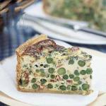 American Cake with Bacon and Peas Appetizer