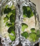 American Herbed Fish and Vegetables Barbecued or Oven Baked Appetizer