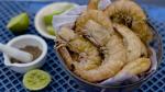 American Grilled Yamba Prawns with Salty Lime and Fennel Appetizer