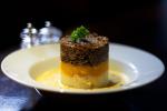 American Haggis with Creamed Tomato and Whisky Sauce Appetizer
