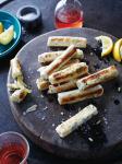 American Haloumi Mint and Preserved Lemon Cigars Appetizer