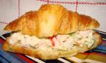 American Crab Salad Croissants Appetizer