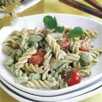 American Pasta Salad with Ham and Garden Beans Appetizer