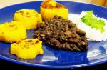 American Spicy Squash with Black Beans Dinner