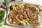Canadian Tray Baked Pork Chops With Fennel Apple And Parsnip Recipe BBQ Grill