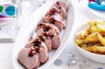 American Pork Fillets With Dried Fruit Recipe Appetizer