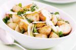 American Roasted Chat Potato And Herb Salad Recipe Appetizer