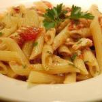 Puerto Rican Pasta with Tomato Sauce and Tuna Appetizer