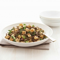 French French Lentils with Caramelized Celery Root and Parsley Appetizer