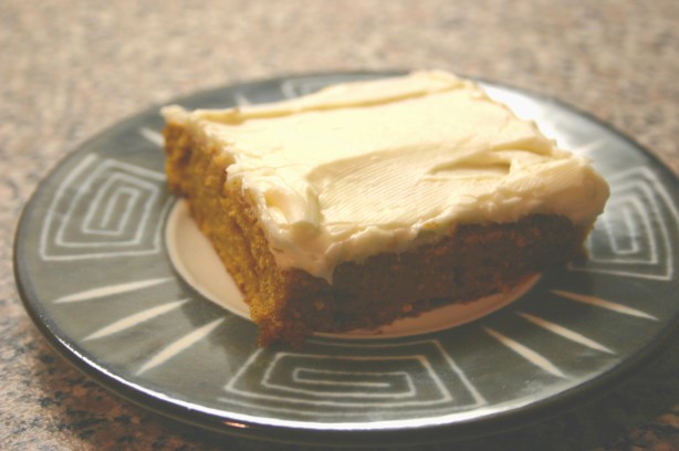 American Kims Grandmas Pumpkin Bars Appetizer