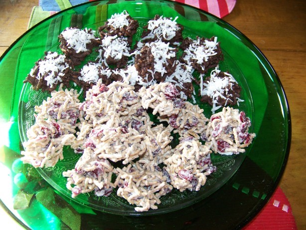 American White Chocolate Haystacks Breakfast