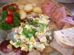 Spanish Spanish Mushrooms and Eggs Appetizer