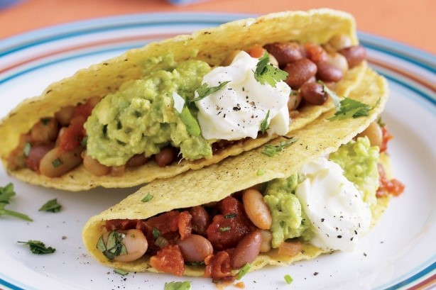 American Chilli Bean Tacos Recipe Appetizer