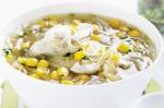 American Chicken And Corn Vermicelli Noodle Soup Recipe Appetizer
