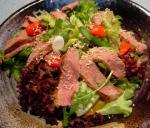 American Warm Asian Steak Salad Dinner