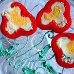 Canadian Peppers Stuffed with Egg and Cheese Appetizer