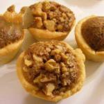 Canadian Tassies mini Tartelette with Walnuts Dessert