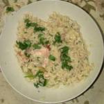 Risotto with Salmon and Spousal recipe