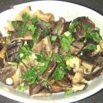 Salad of Mushrooms Cardoncelli Roasted recipe
