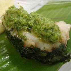 Brazilian Fish in Banana Leaves with Mashed Bakbanaan Dinner