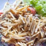 Salpicao brazilian Salad with Chicken recipe