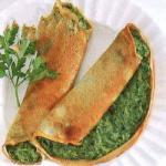 British Spinach Cheese Crepes Breakfast