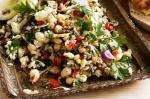 American Chickpea Tabouli With Walnuts And Cauliflower Recipe Appetizer