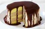 American Frozen Layered Mousse Cake Recipe Dessert