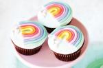 American Rainbow Cupcakes Recipe 1 Dessert