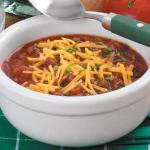 American Zippy Slowcooked Chili Appetizer