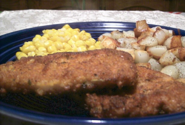 American Pounded Pork Chop for Two Dinner