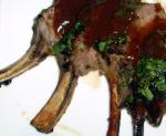 American Coriander Crusted Lamb With Spiced Orangehoisin Sauce Appetizer