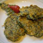 American Tortilla Chips of Polenta and Spinach Appetizer