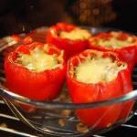 American Filled Red Peppers Appetizer
