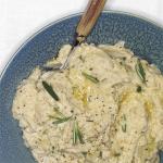 American Yukon Gold and Fennel Puree With Rosemary Butter Appetizer